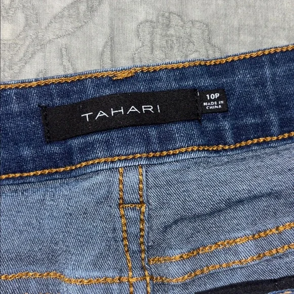 WOMENS SIZE 10P | Tahari Kelly Mid-Rise Skinny Denim Jeans - Picture 2 of 7